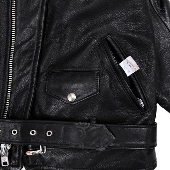 SCHOTT BROS PERFECTO Genuine Steerhide Leather Biker Jacket - Picture 10 of 15